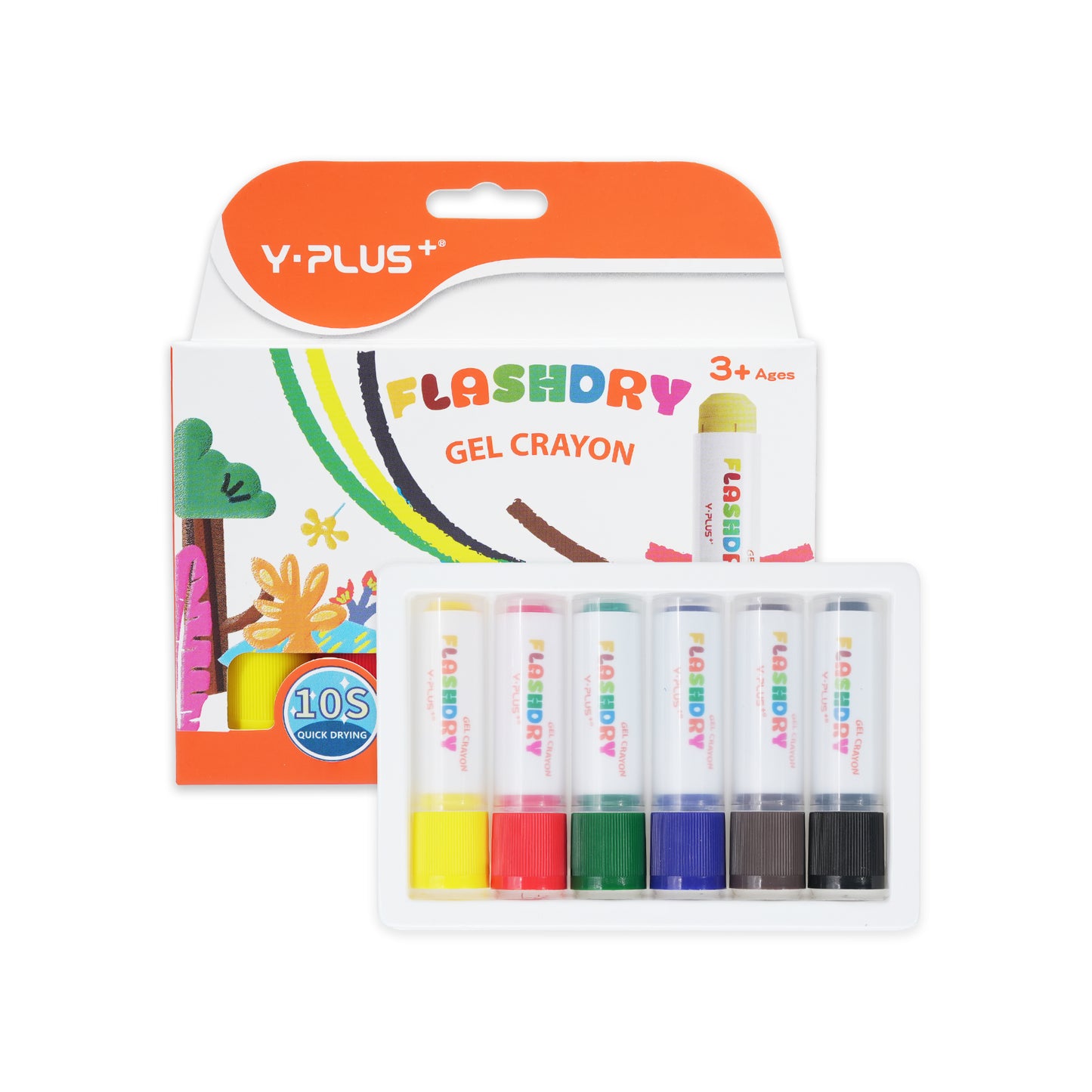 Flashdry gel crayons for kids