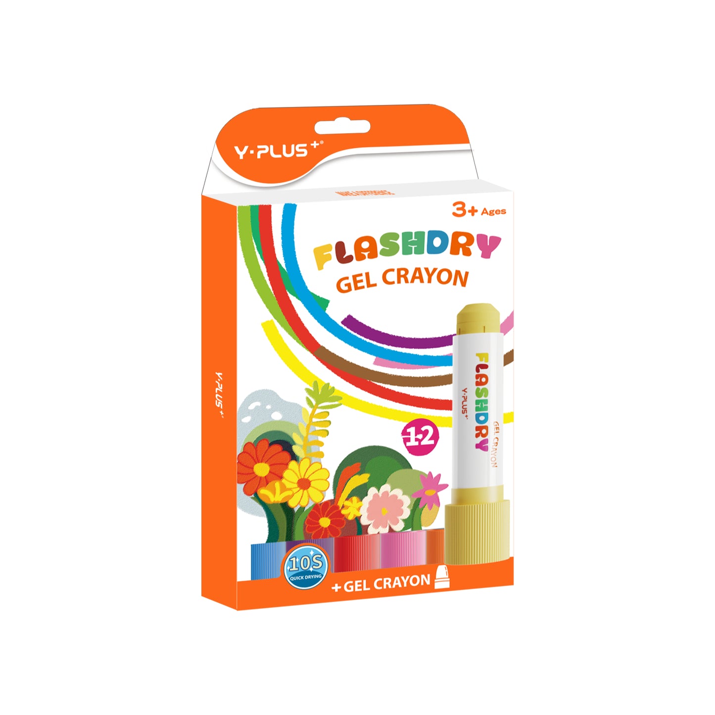 Flashdry gel crayons for kids