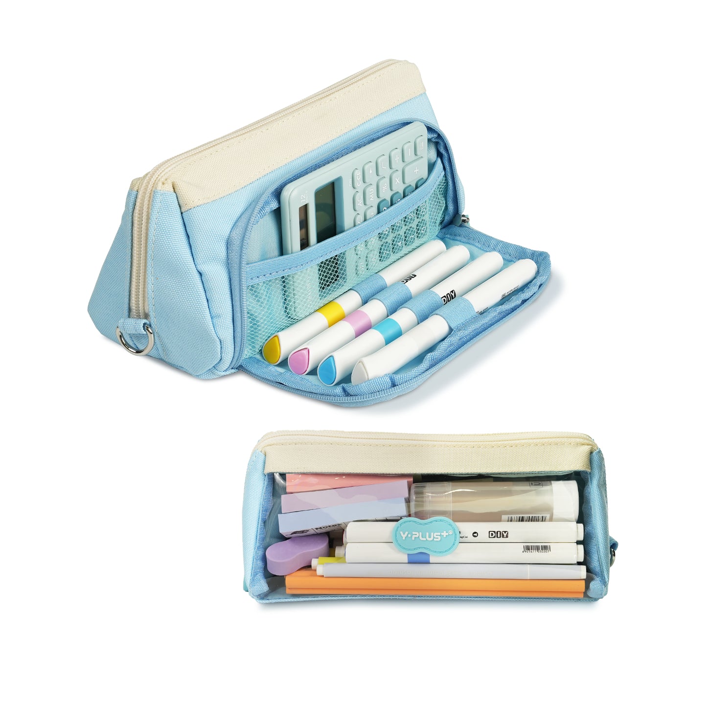 High capacity pencil case
