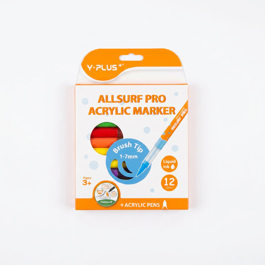 Marcadores de pintura acrílica punta pincel Allsurf Pro